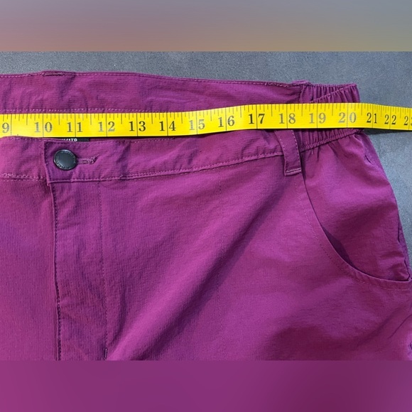 Arctix Womens Purple Convertible Zip Of Legs Active Wear Stretch Pants Size 1X - Picture 12 of 16